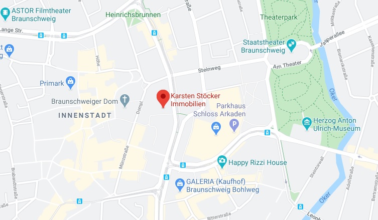 Immobiliengutachter Karsten Stöcker Immobilien Location in Braunschweig Innenstadt.